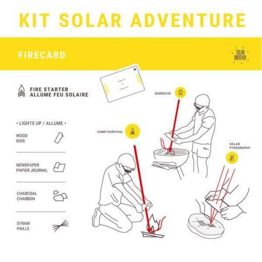 Plan de equipo solar de supervivencia