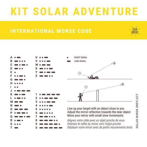 Solar survival equipment plan