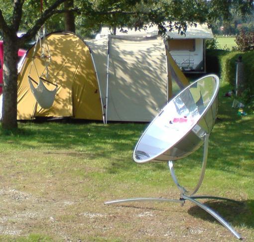 parabole solaire camping