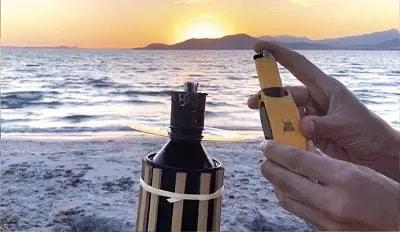 Briquet solaire