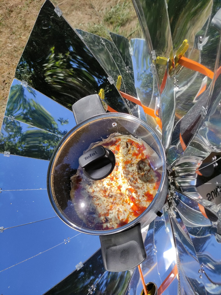 Recette solaire - Pizza aux champignons
