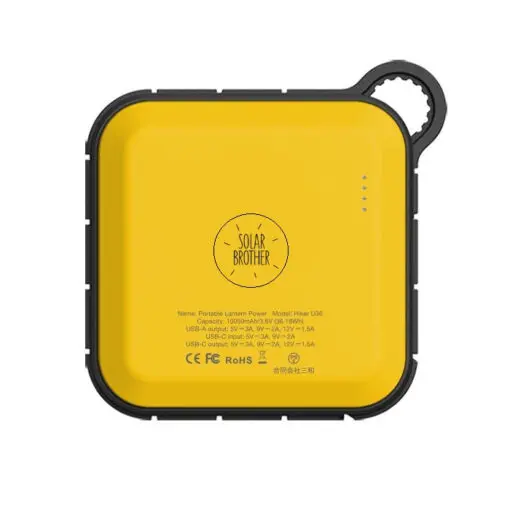 Batería externa SunSun de 10 000 mAh con linterna LED de 3W