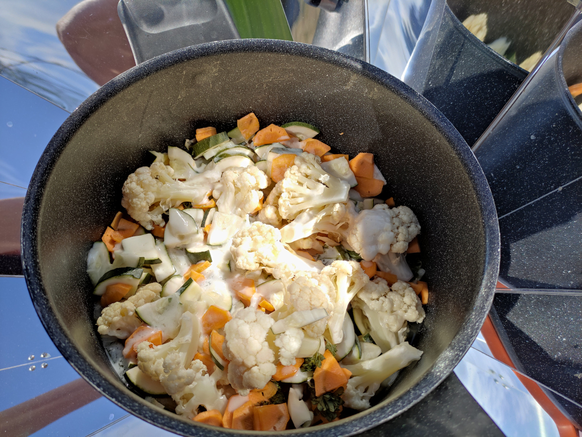 recette de légumes croquants au chèvre