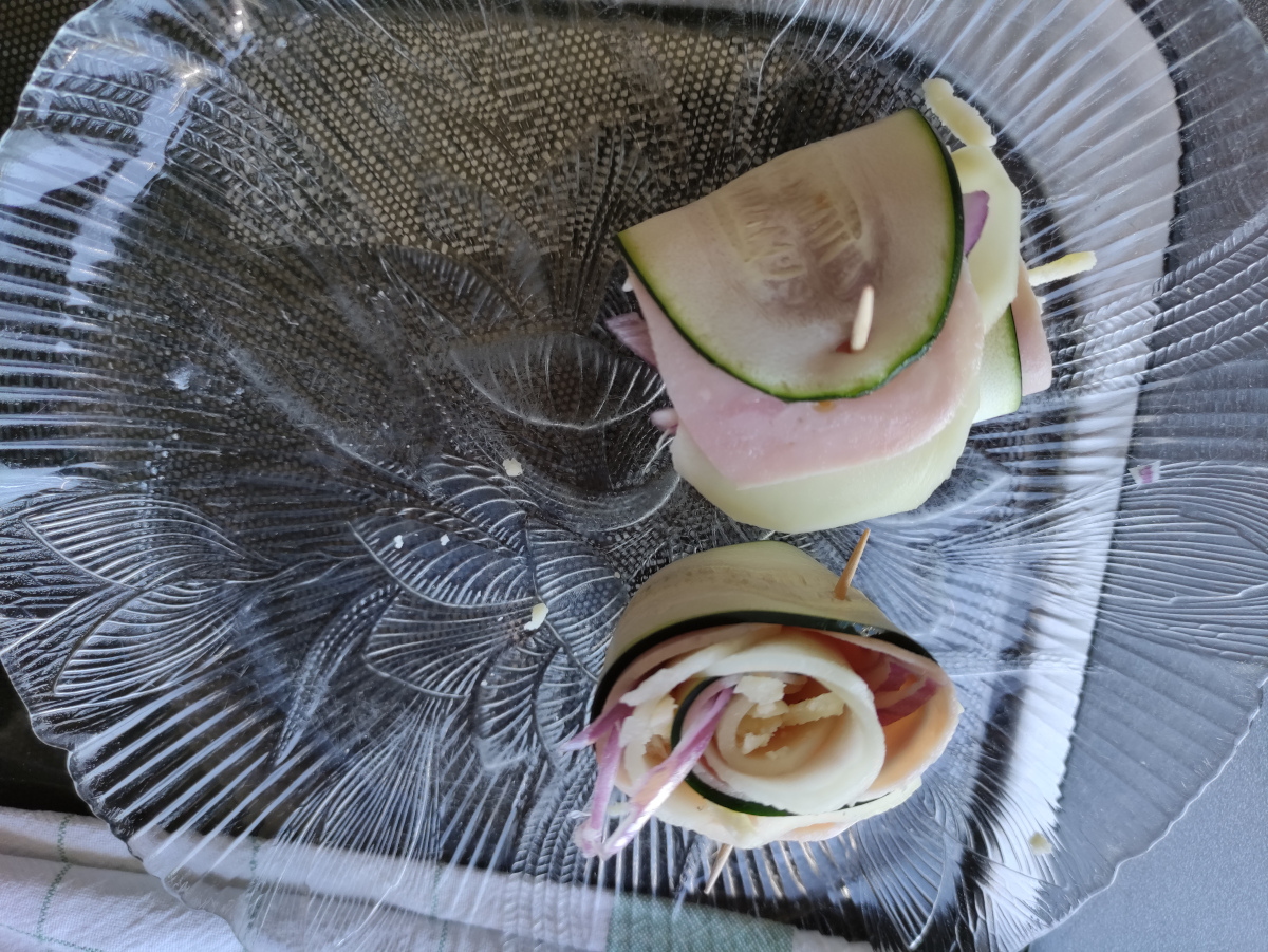 Recette de roulades de courgettes farcies