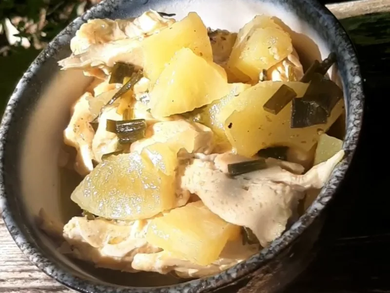 Recette Poulet ananas citron vert