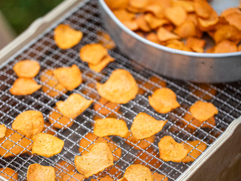 Recette chips de patate douce avec sechoir solaire