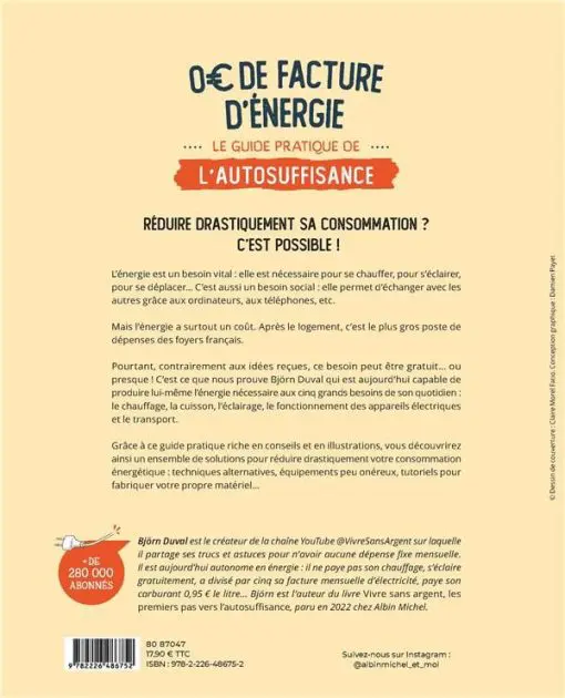 0 euro de facture d'énergie