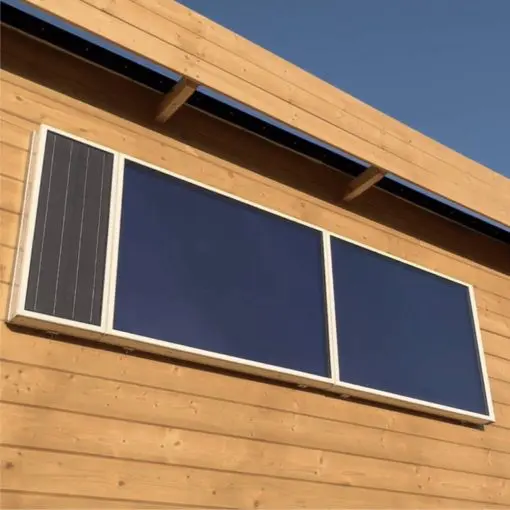 Sparsame Solarheizung SUNAERO