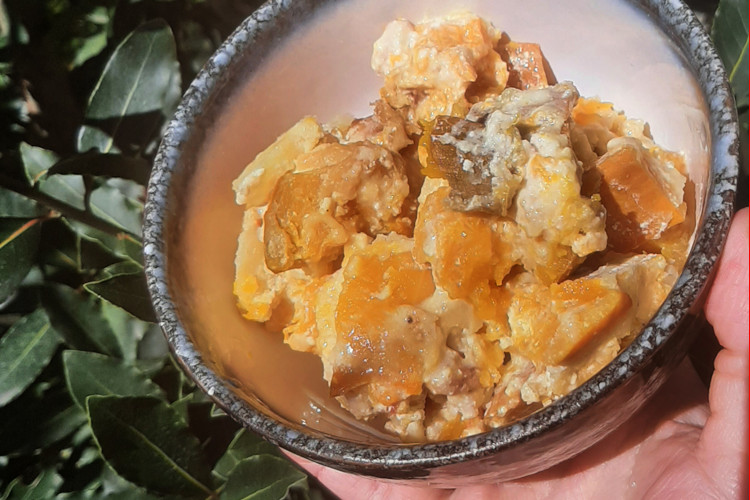 Recette Gratin de potimarron au Maroilles