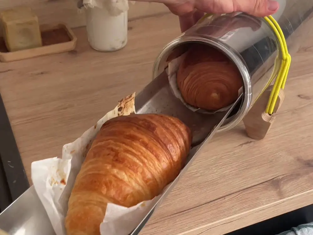 Croissants avec le four solaire SunGood XL