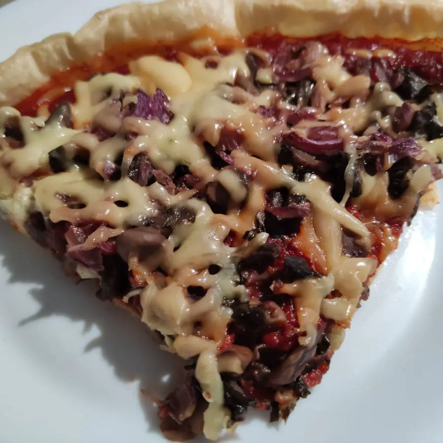 Recette de pizza aux champignons